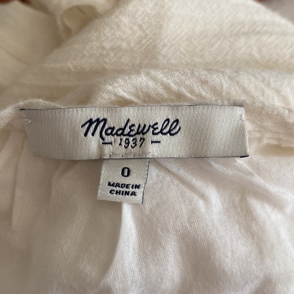 Madewell beautiful maxi gauzy dress w/ flowy appeal and crochet accent & pockets - Picture 15 of 16